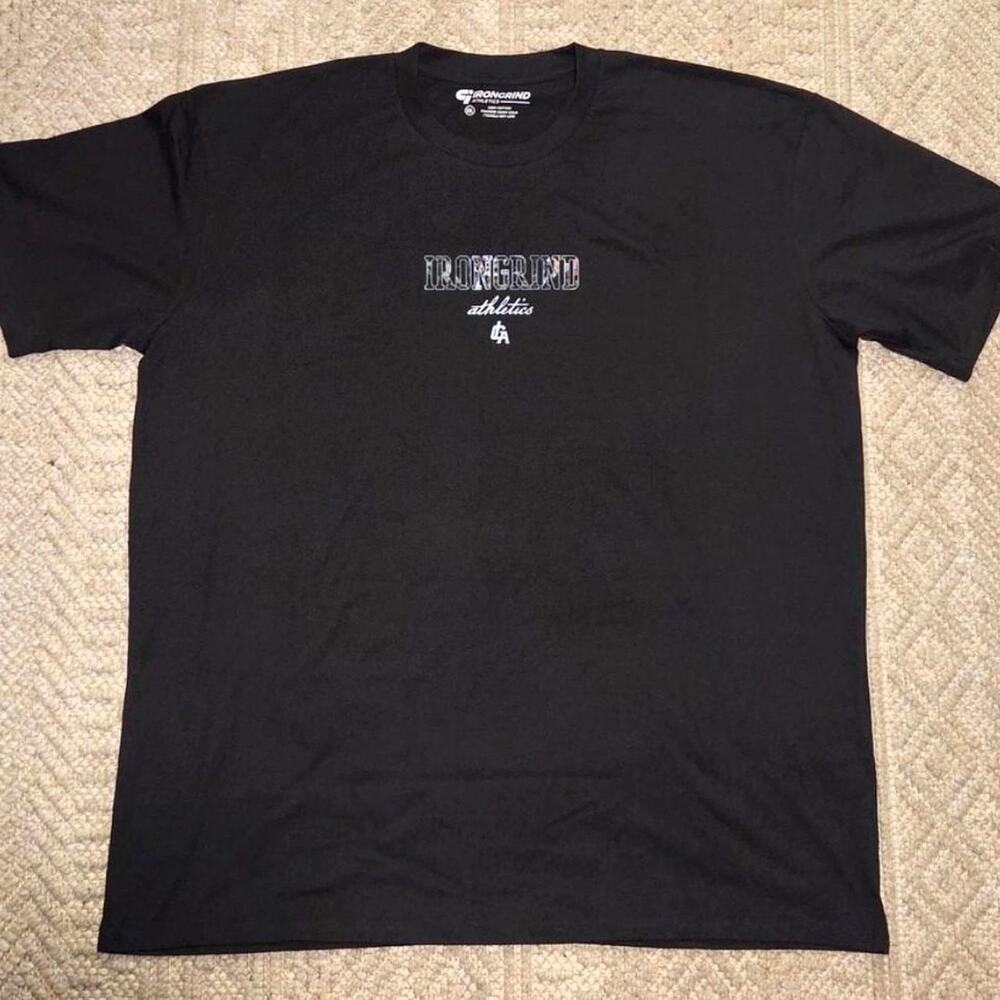 IronGrind Athletics Black Graphic Tee 3XL NWOT